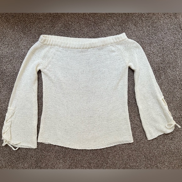 Mink pink off shoulder sweater S - Picture 1 of 3